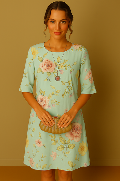 Martha™ - Elegantes Blumenkleid