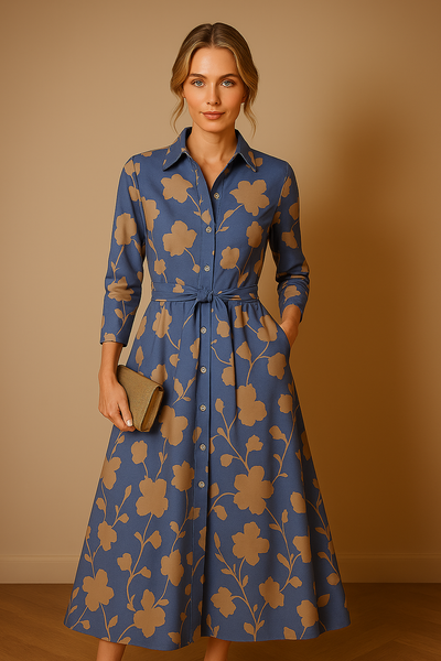 Léorine™ - Klassisches Hemdblusenkleid