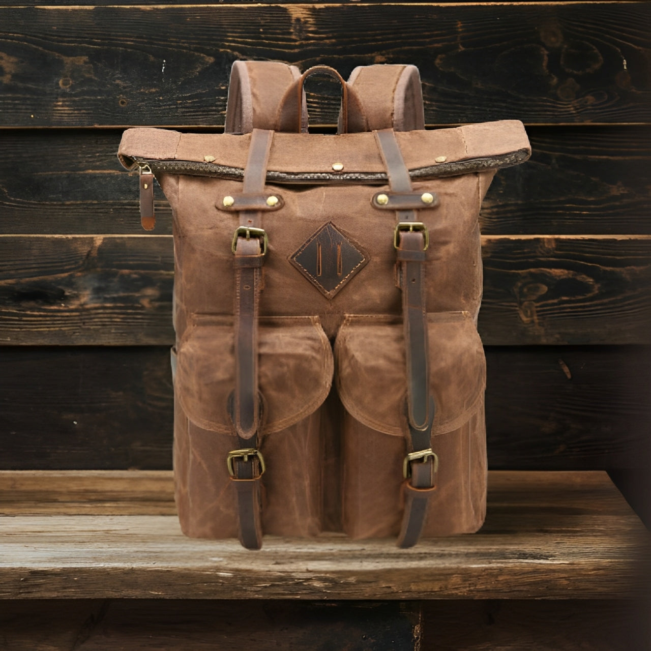 Canvas Laptop-Rucksack | KRUN