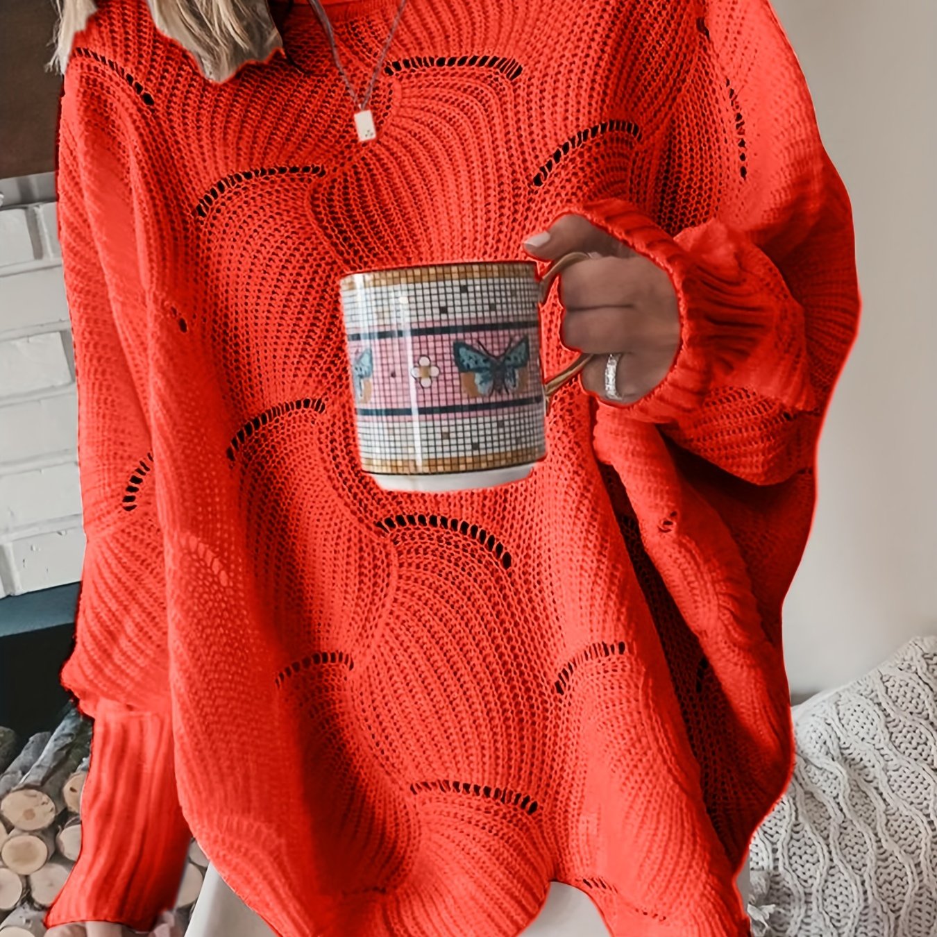 Yoko™ – Damen Rippstrickpullover