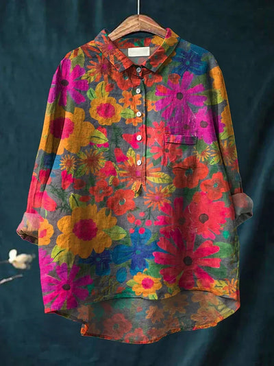 Violet™ - Pflanzen-Kunst-Shirt