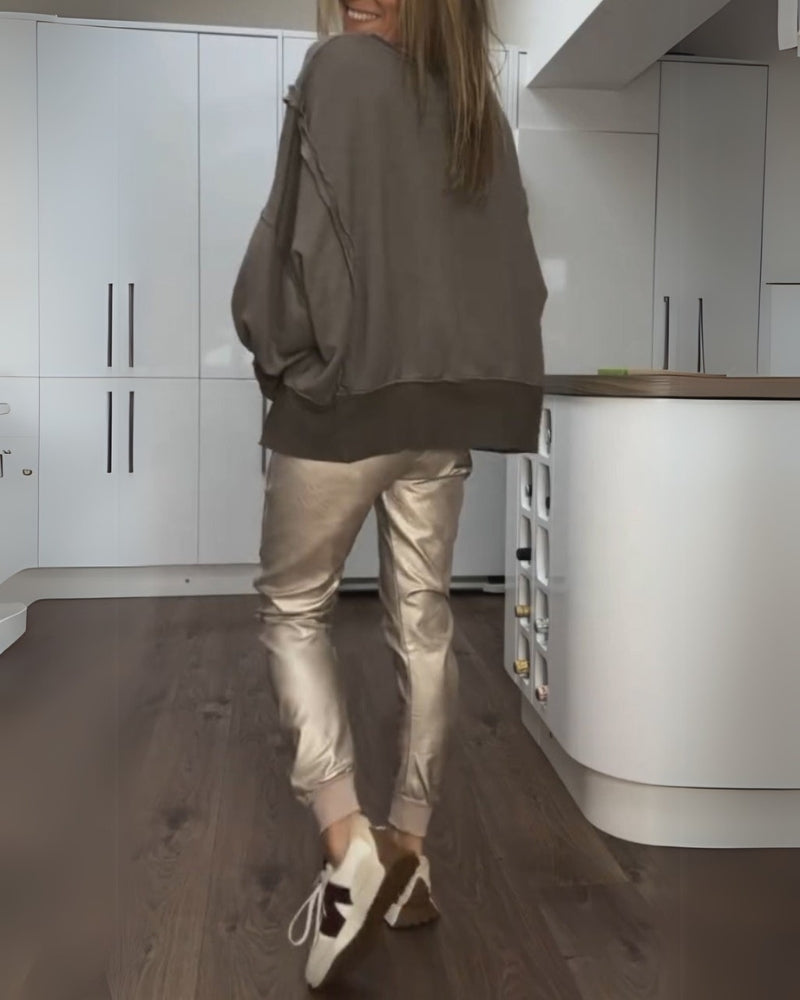 Brina™ - Lässiges Oberteil- und Hosenset