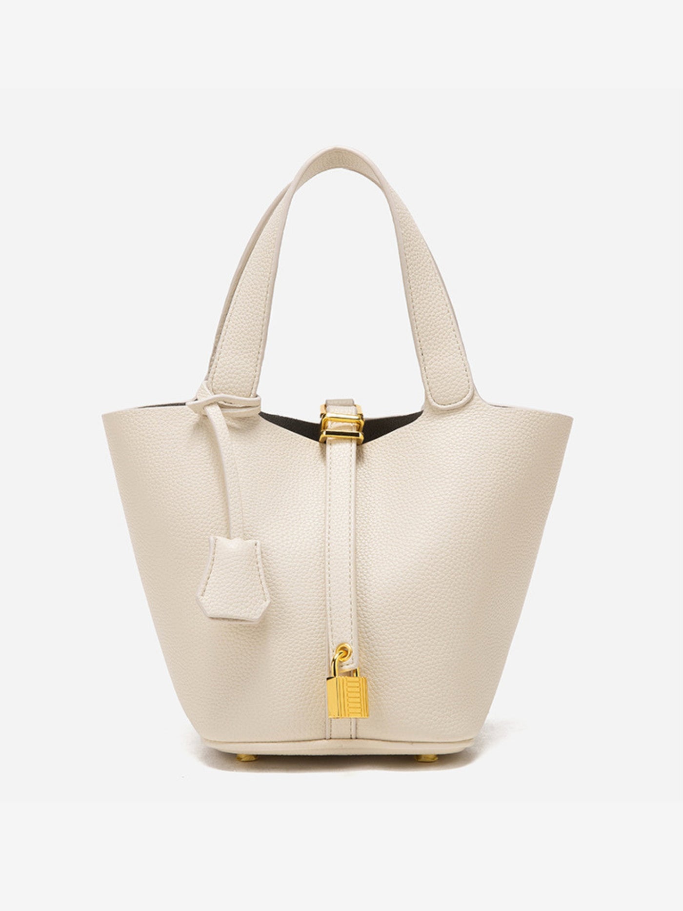 Ronja™ - Schlanke Bucket Bag mit Goldverschluss