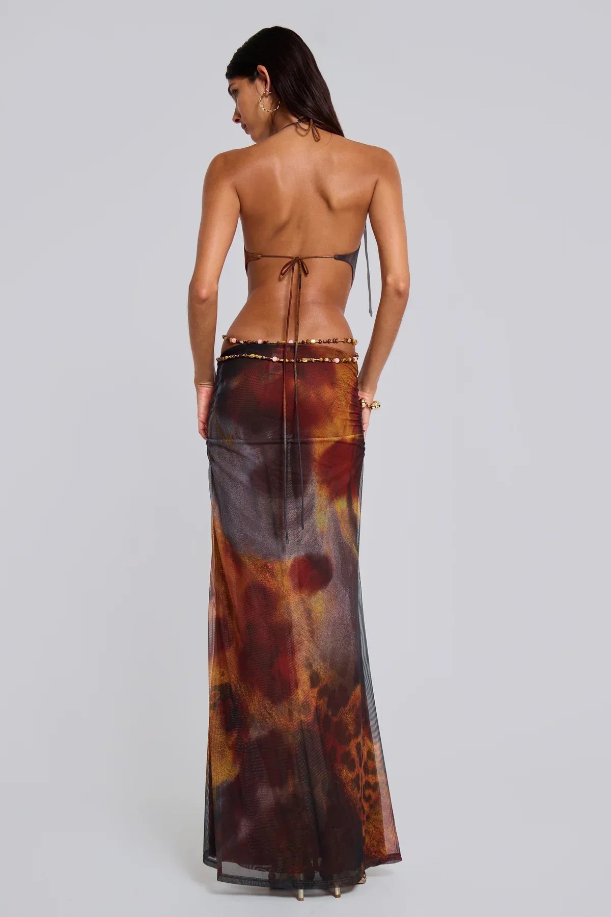 Saphira™ - Cut Out Print Kleid