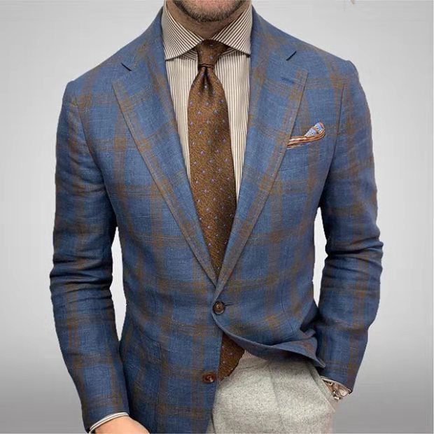 Crezena | Modischer Herren-Blazer - Stilvoll und vielseitig