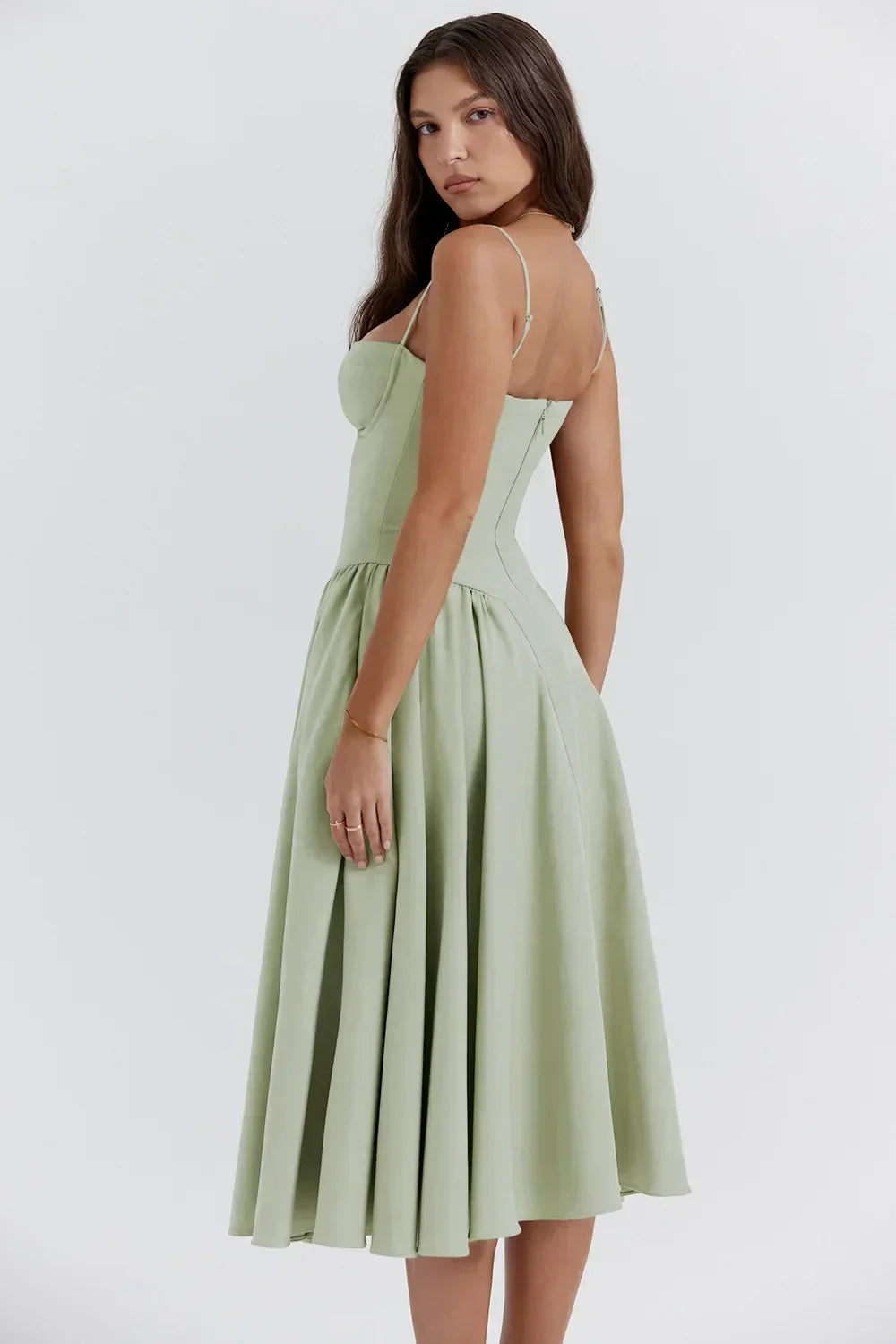 Celine - Ärmelloses Midikleid