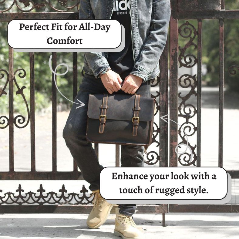 Leder-Kuriertasche | NAMUR
