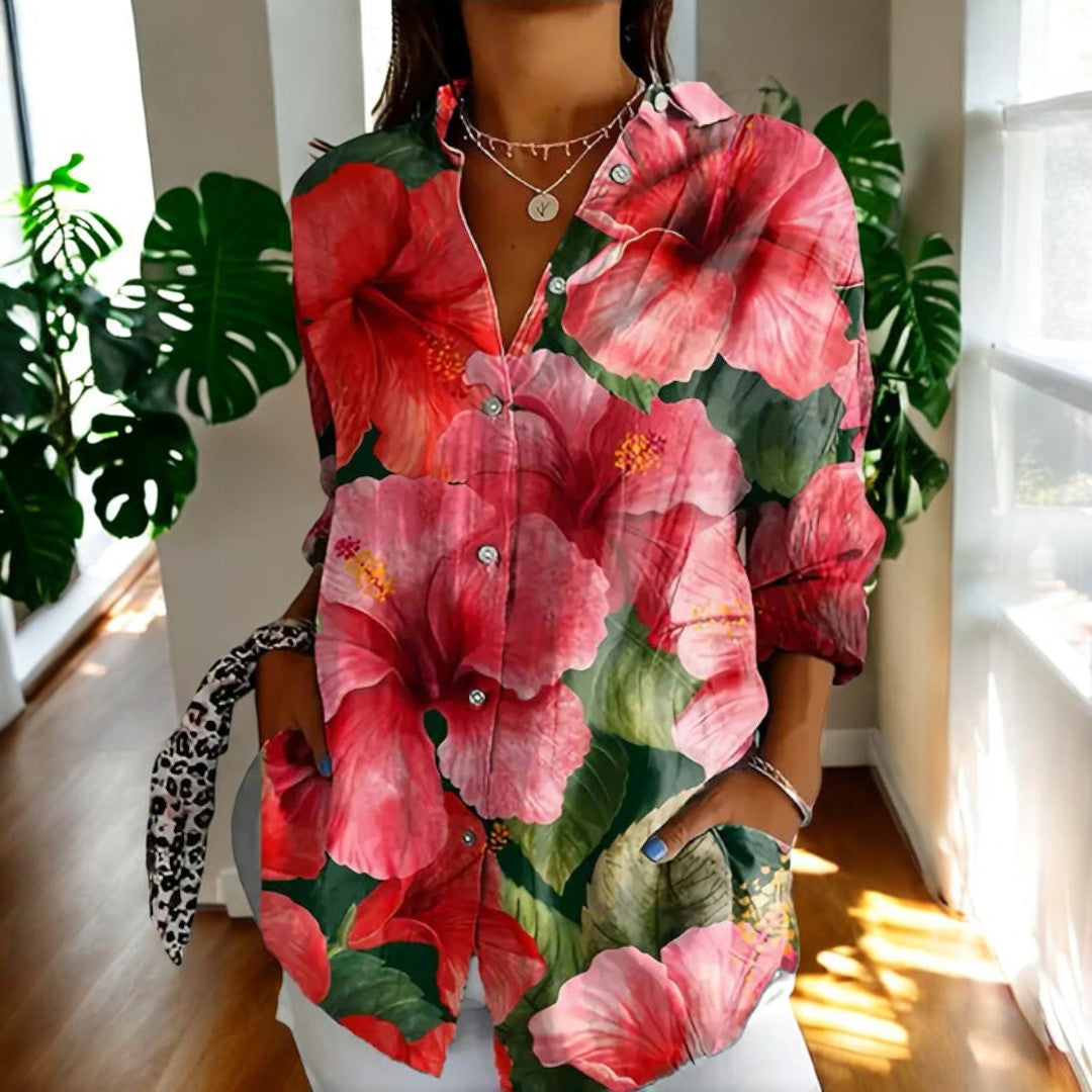 Brooke™ - Blumenbluse