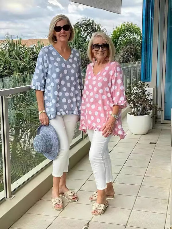 Chloe™ - Stilvolle Bluse mit V-Ausschnitt