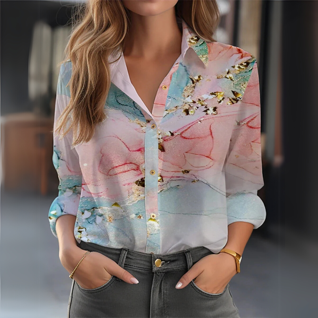 Ava™ - Elegante geblümte Bluse