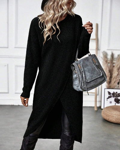 LINDSEY - ASYMMETRISCHER STRICKPULLOVER