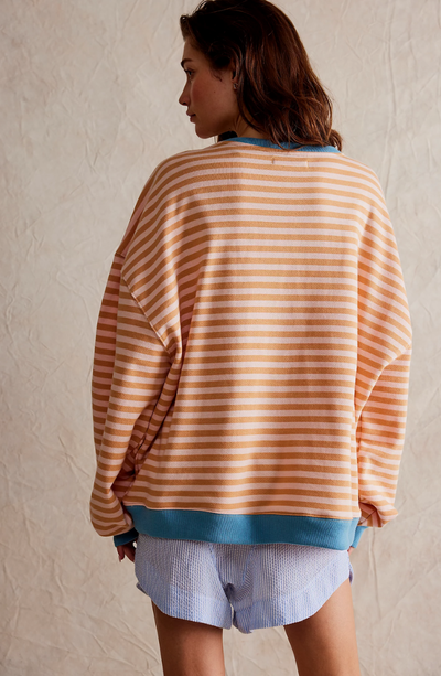 ANNELIE™ | GESTREIFTER STRICKPULLOVER