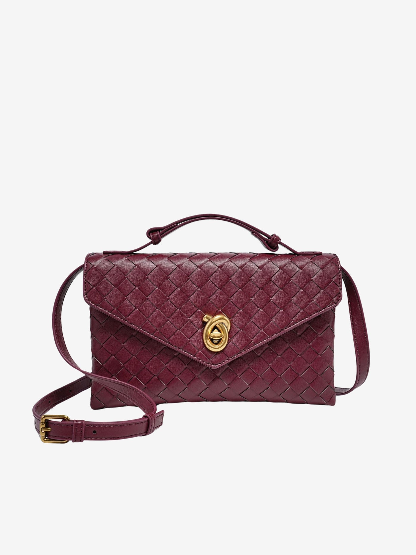 Sarah™ - Texturierte gewebte Mini-Kreuztasche