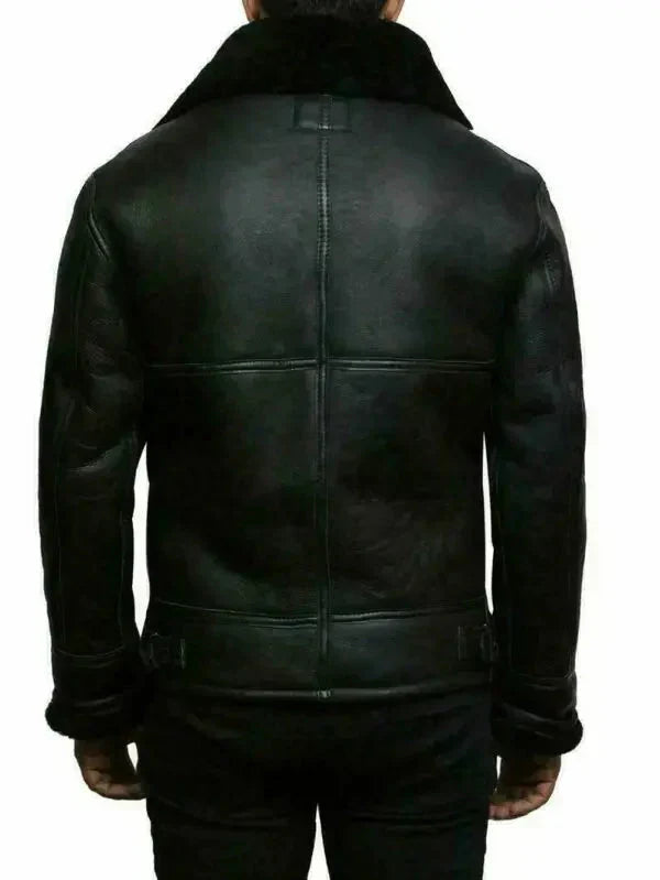 Roland™ - Schwarz Lederjacke