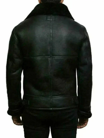 Roland™ - Schwarz Lederjacke