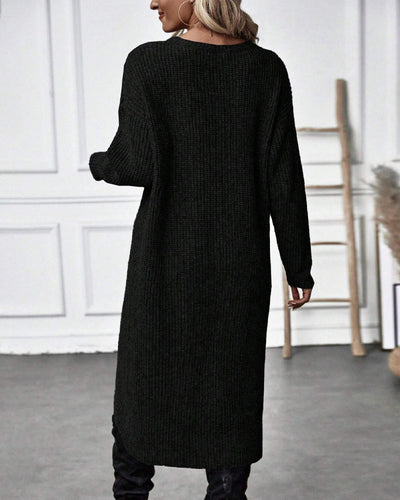 LINDSEY - ASYMMETRISCHER STRICKPULLOVER