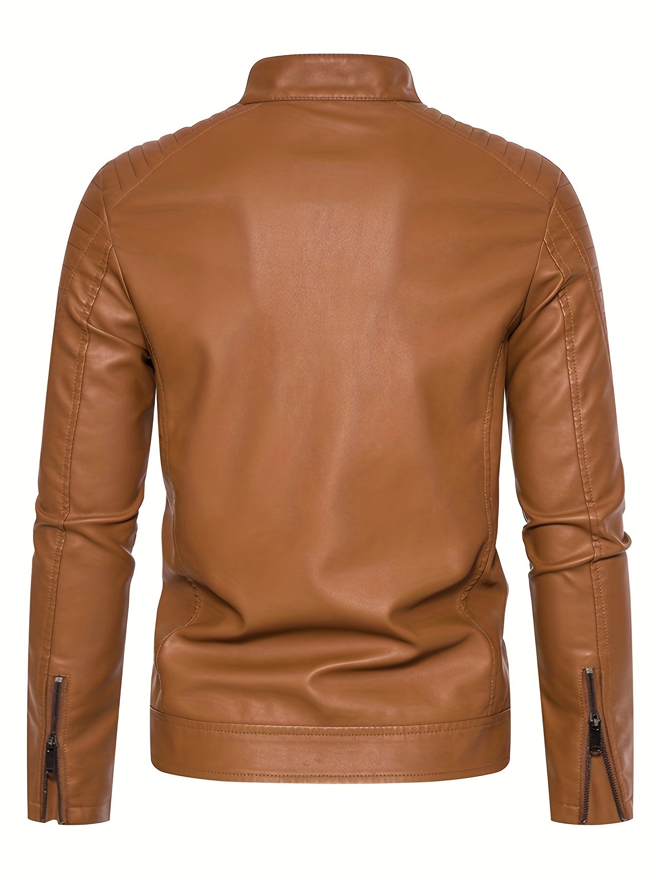 Davis™ - Hellbraun Lederjacke