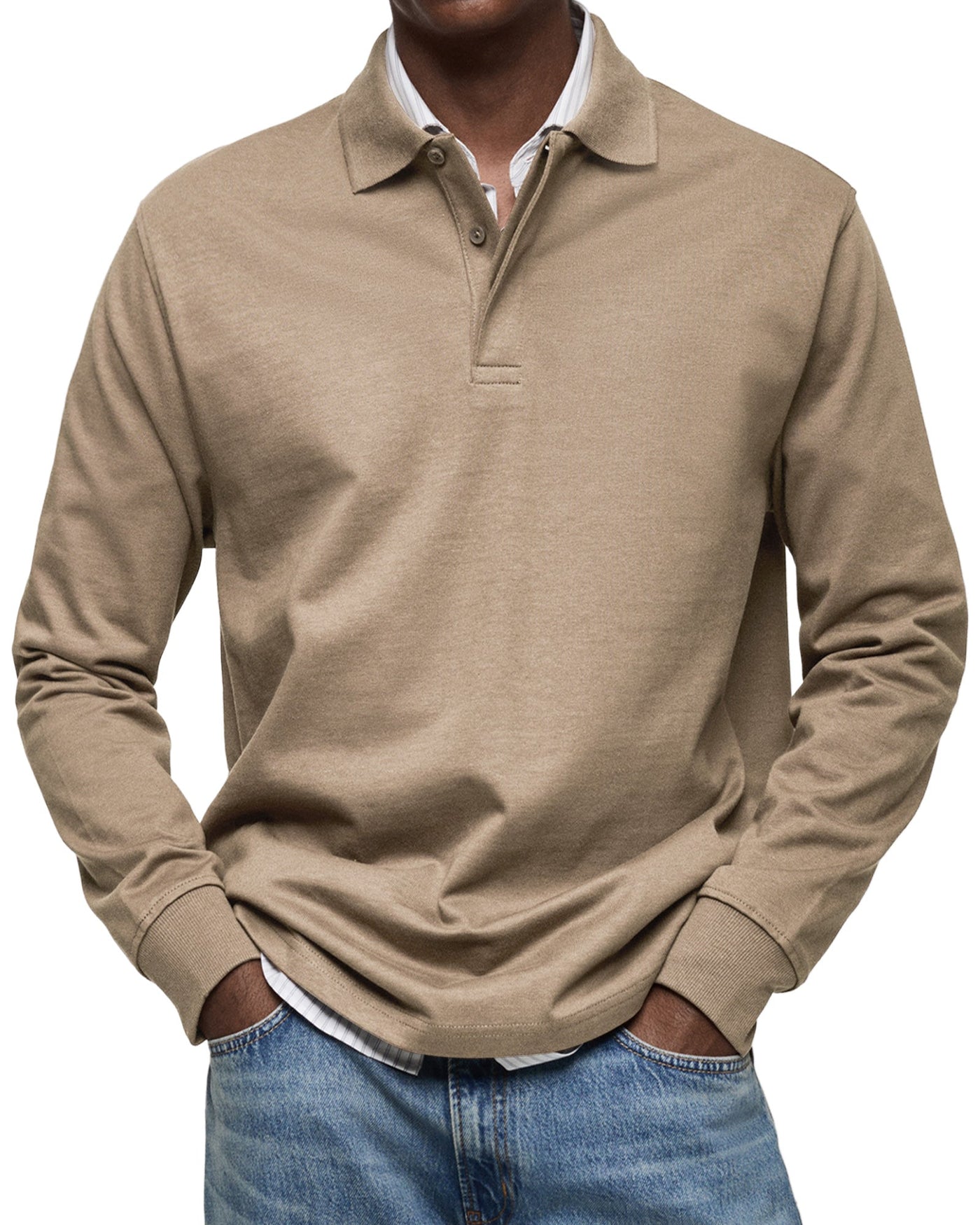 Alexandre™ | Casual Langarm Polo-Shirt