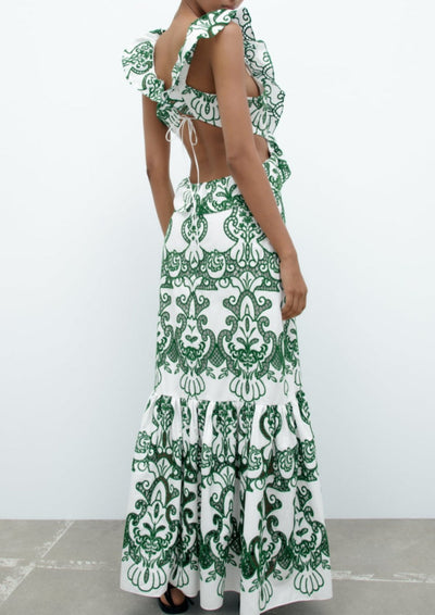 Havenna™ - Gerafftes Maxikleid
