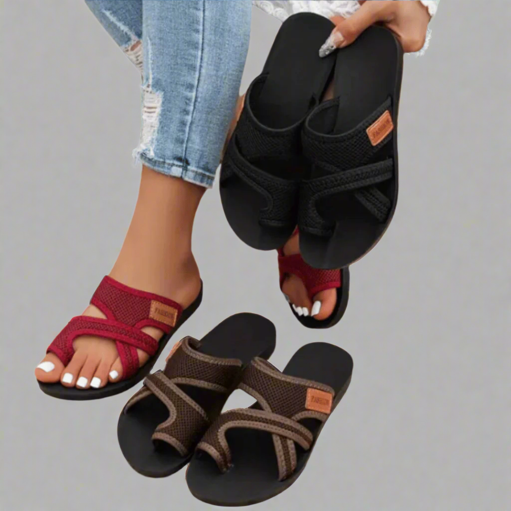 Greta | Atmungsaktive Netzsandalen für Frauen