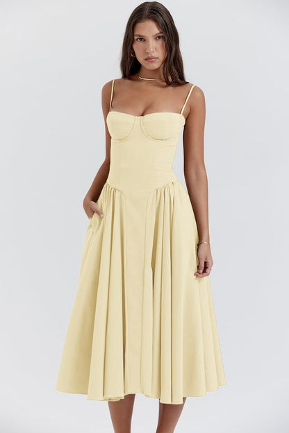Celine - Ärmelloses Midikleid