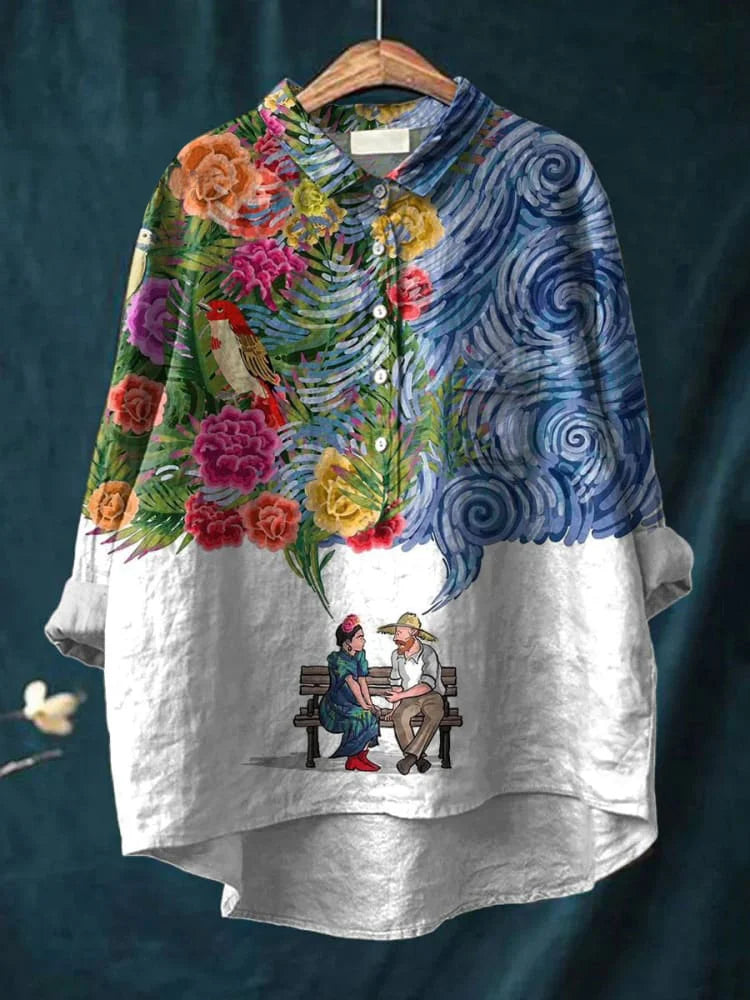 Chloe™ - Hunde-Kunst-Shirt