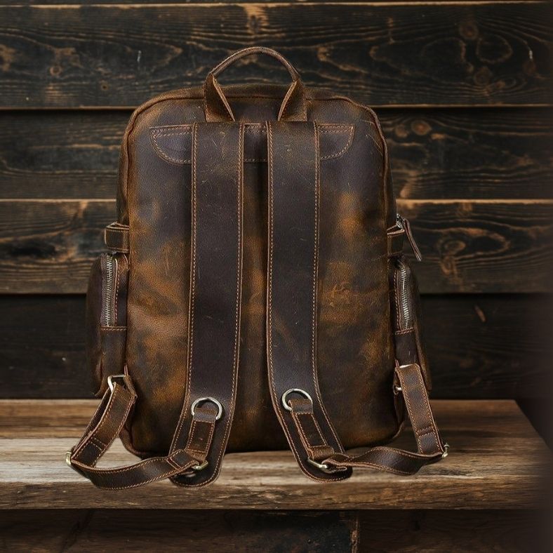 Brauner Lederrucksack | BASEL