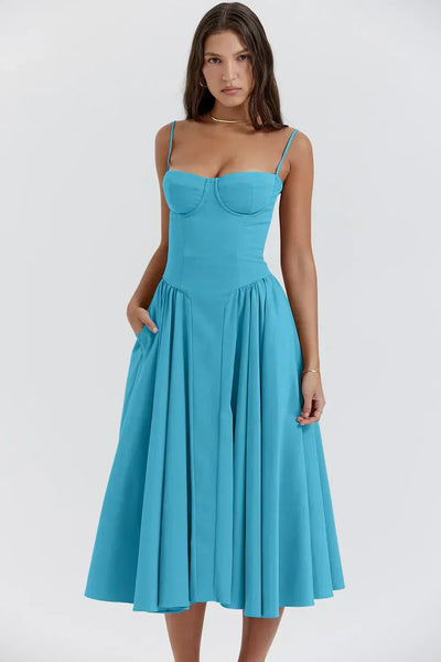Celine - Ärmelloses Midikleid