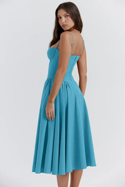 Celine - Ärmelloses Midikleid