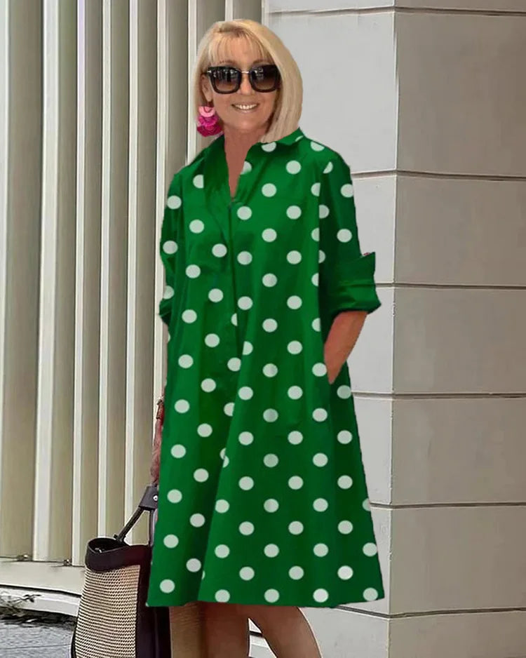 Clara™ - Elegantes Polka Dot Sommerkleid