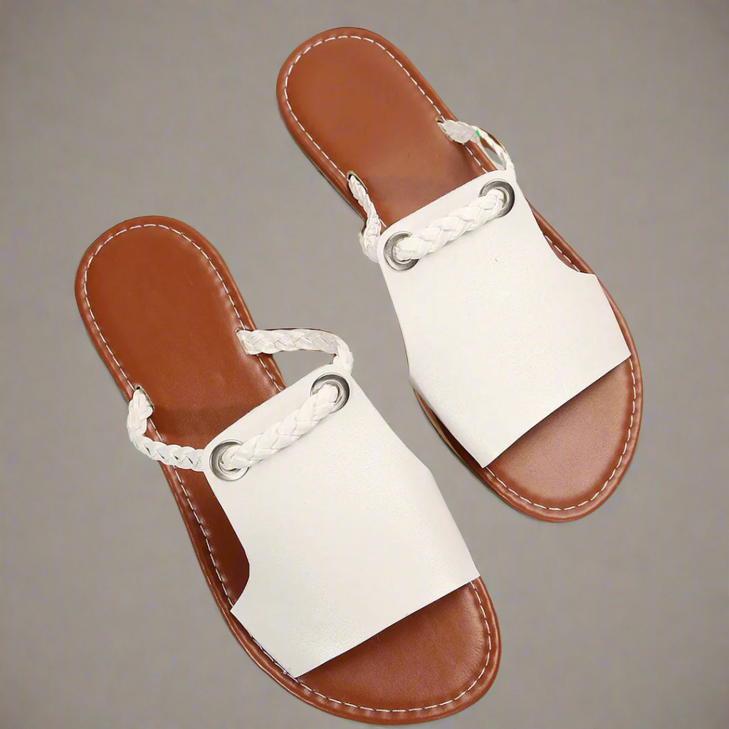 Katelina | Handgefertigte flache Sandalen für Frauen