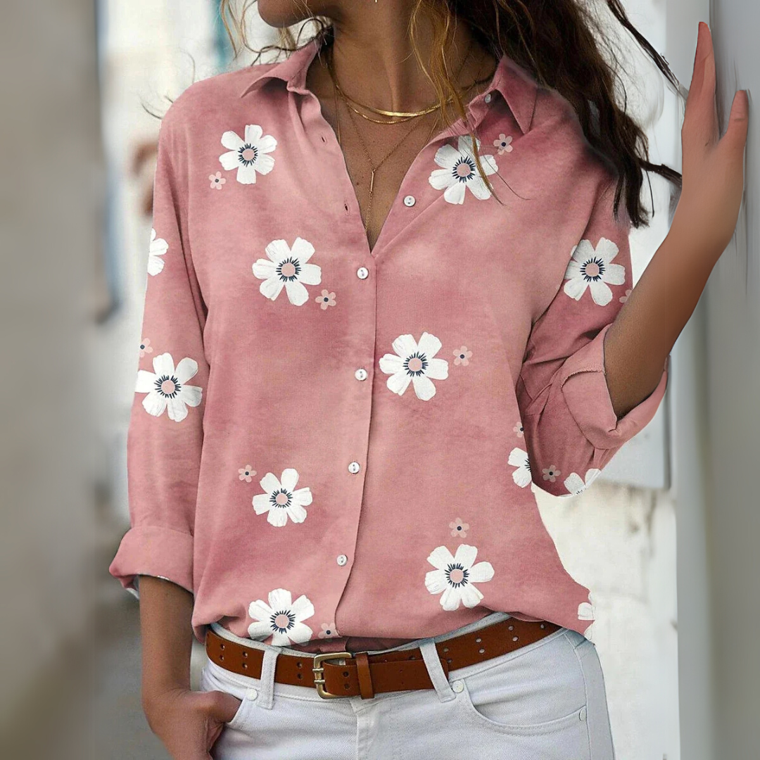 Marla™ – Elegant Ladies Flora Shirt