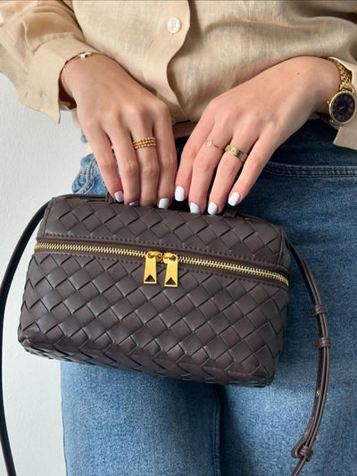 Mira™ - Polierte strukturierte gewebte Tasche