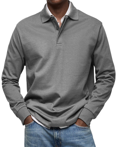 Alexandre™ | Casual Langarm Polo-Shirt