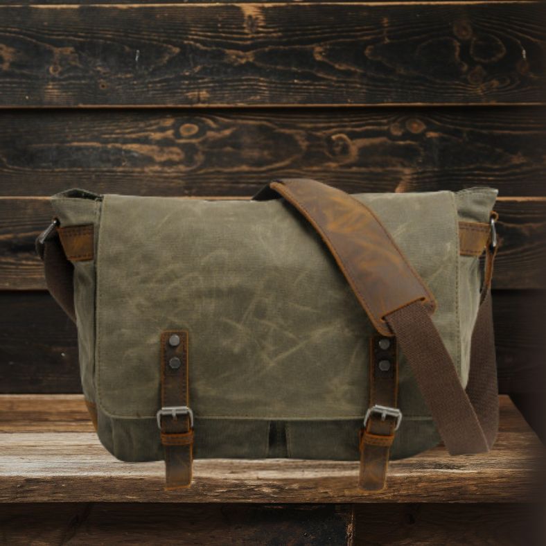 Canvas Laptop-Messenger-Tasche | RENO