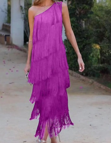 Noemi™ - Einzigartige Eleganz: One-Shoulder-Kleid