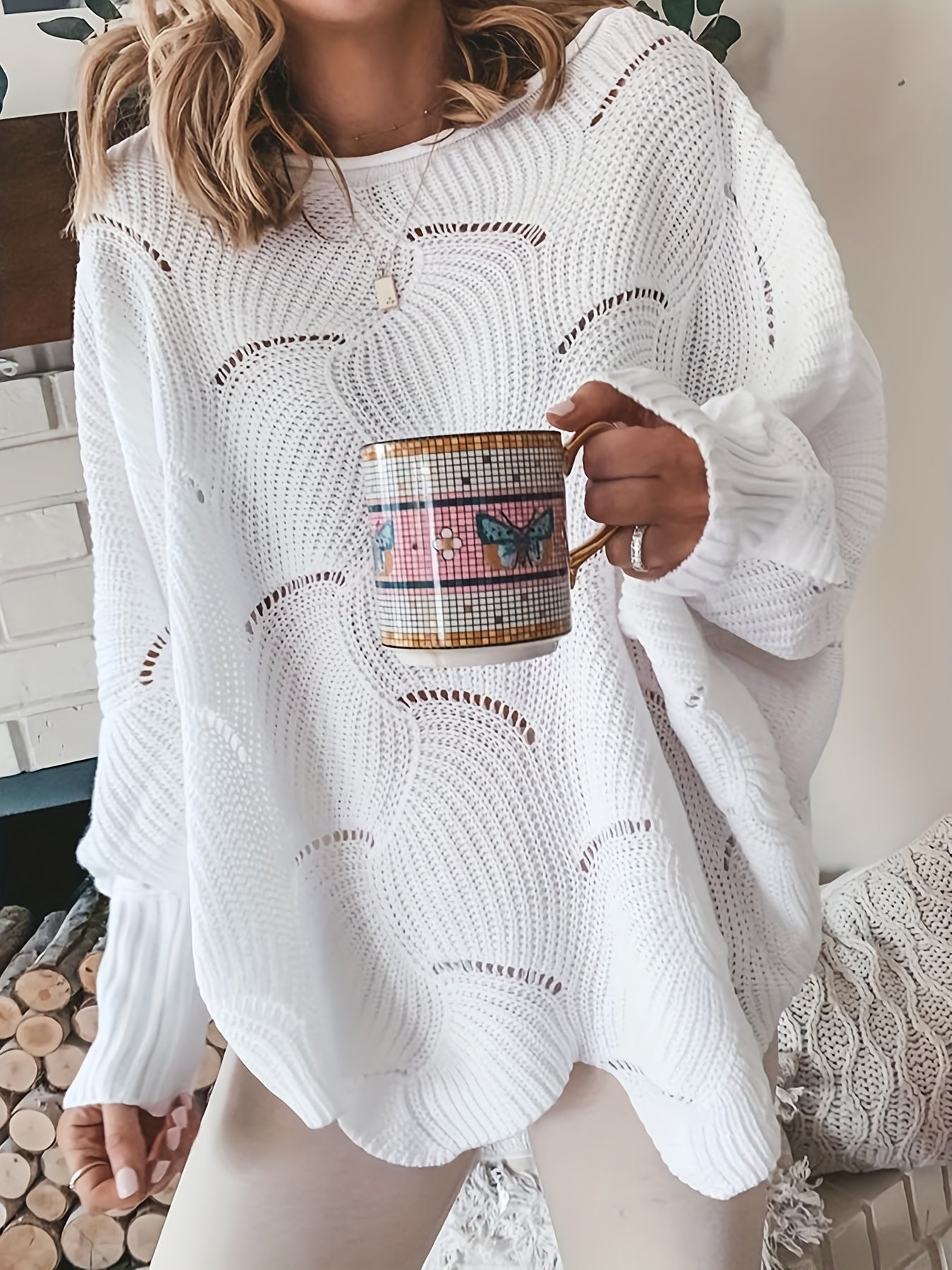 Yoko™ – Damen Rippstrickpullover