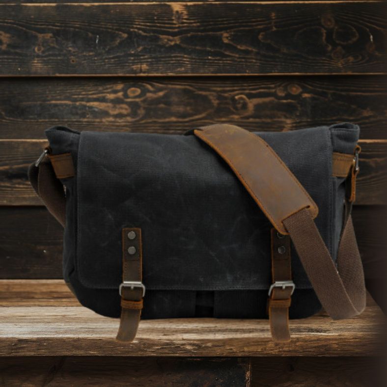 Canvas Laptop-Messenger-Tasche | RENO