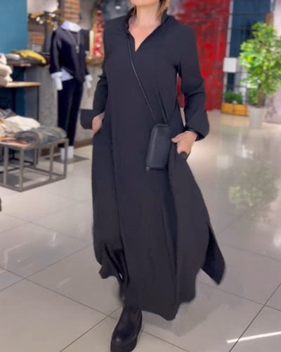 Evite™ - Weiches Stretch-Maxikleid