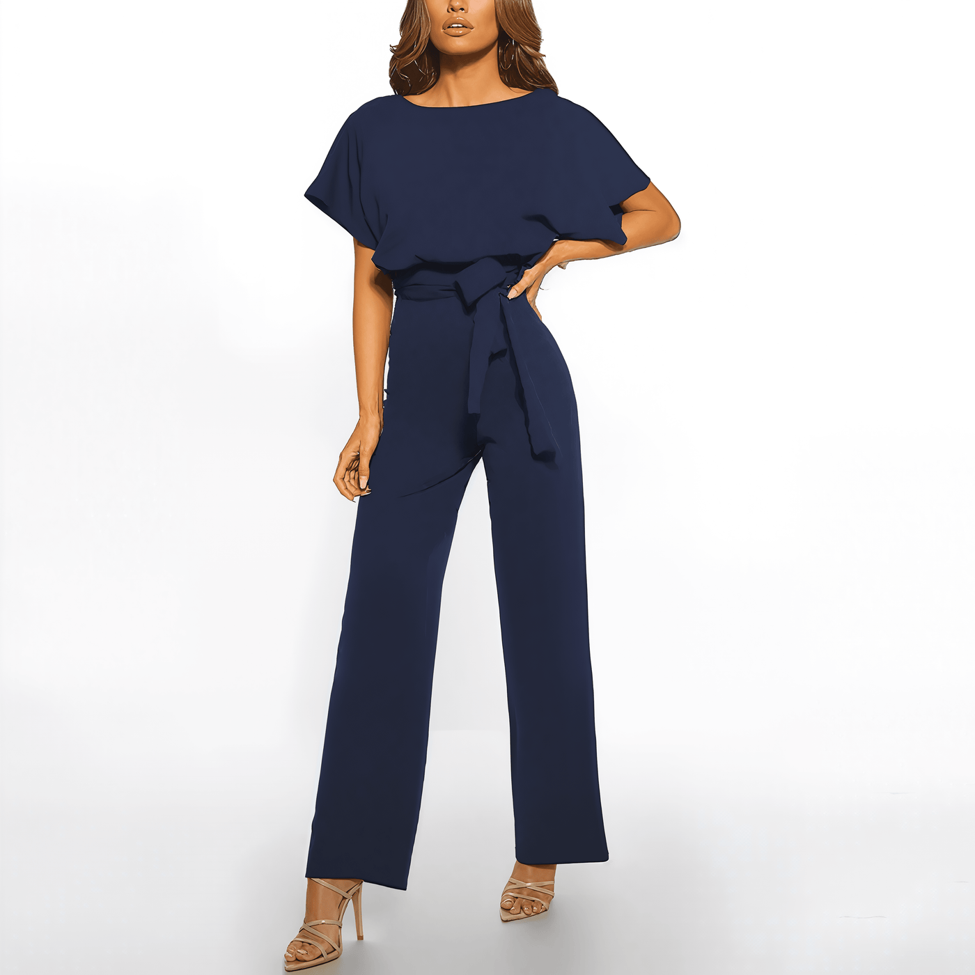 Manon™ - Schicker und Bequemer Jumpsuit Mit Geknotetem Gürtel
