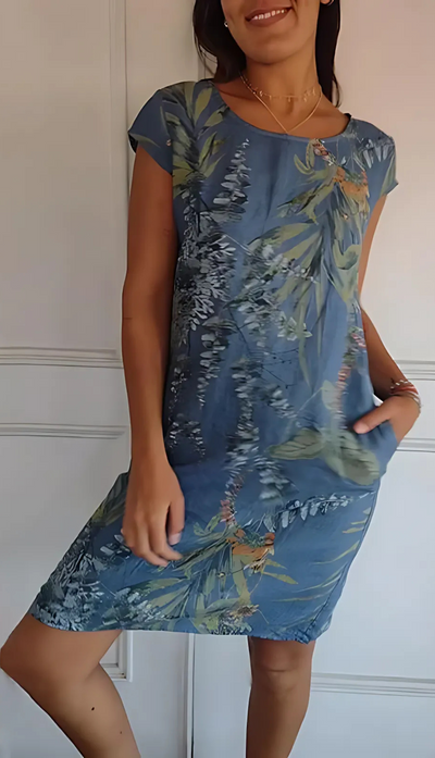 Anne™ - Bequemes rundes Kleid