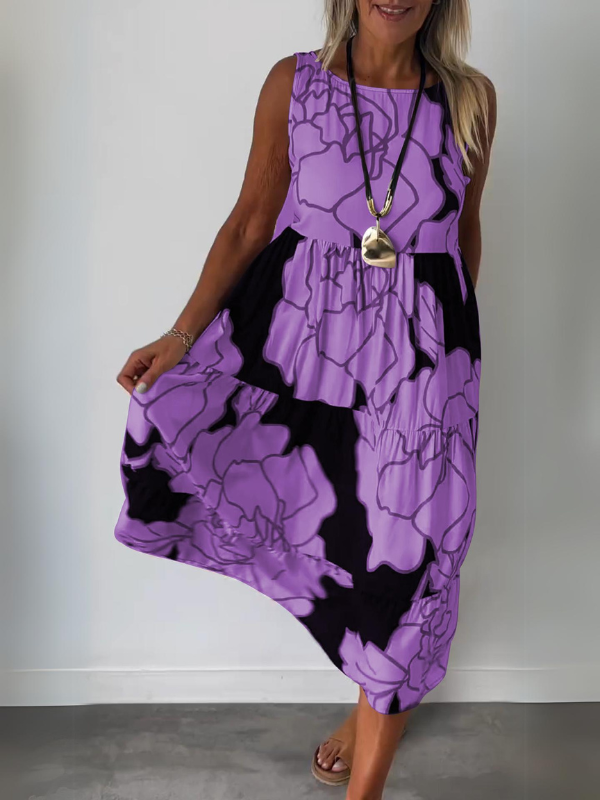 Soraya™ – Ärmelloses Kleid mit Print