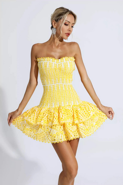 Lilly™ - Rüschen-Minikleid