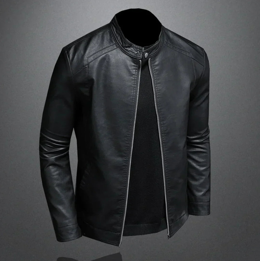 Modesto™ - Schwarz Lederjacke