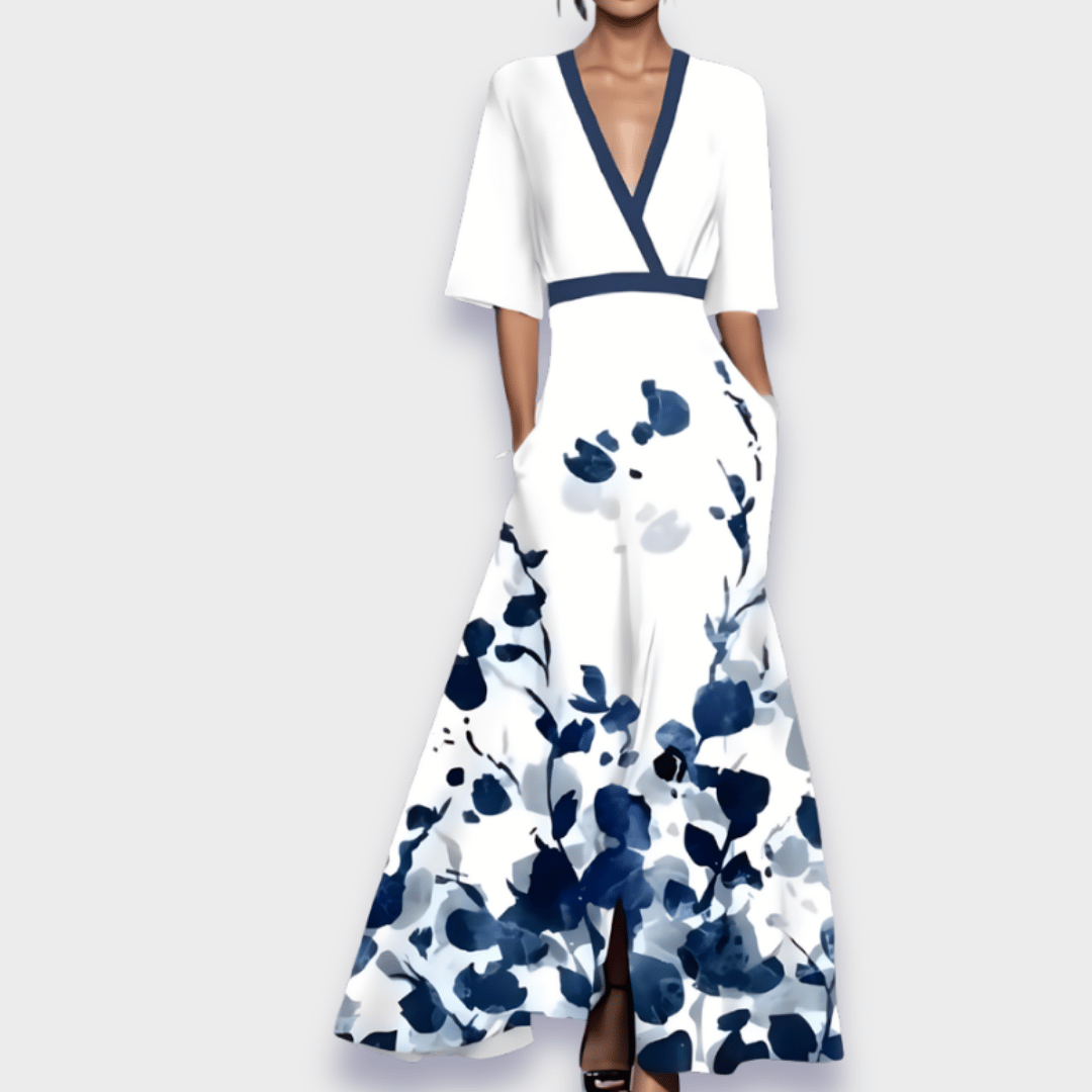 Chloe™ - Elegantes Blumenkleid