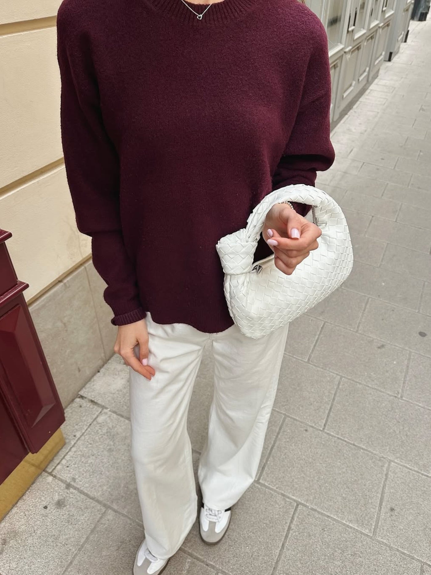Fabienne™ - Geflochtene Tasche mit kleinem Griff