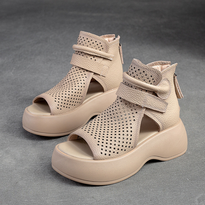 Federica - Zeitlose orthopädische Sandalen aus Leder