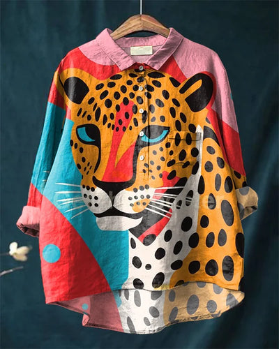 Harper™ - Leoparden-Kunst-Shirt