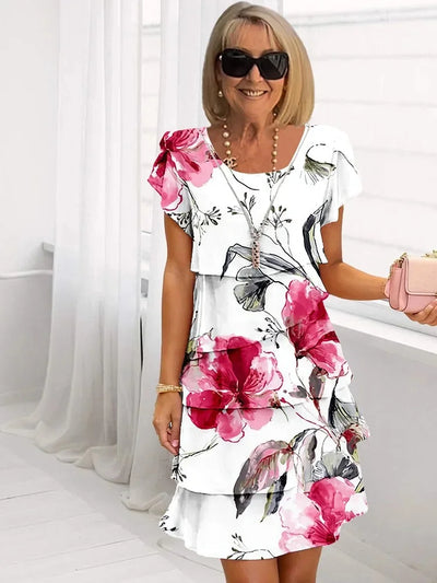 Émilie™ –  Elegantes Maxikleid mit Blumenmuster