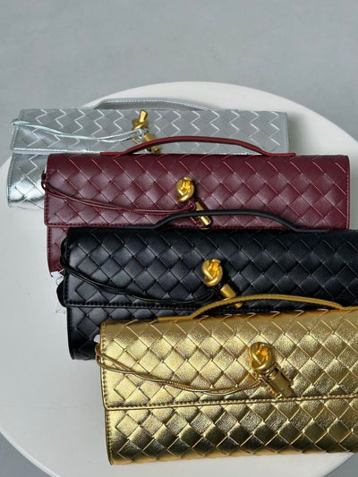 Eliana™ - Luxe Slim Woven Clutch